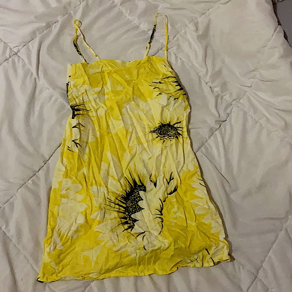H&M summer sunflower dress